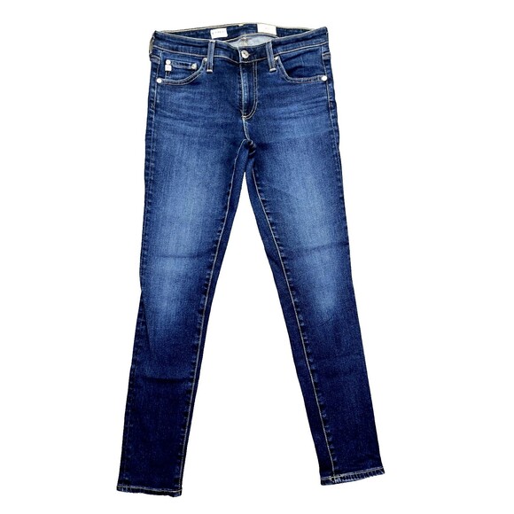 Women 26x27 AG Adriano Goldschmied‎ B-Type 01 Legging Ankle Jeans Denim Pants - Picture 1 of 13